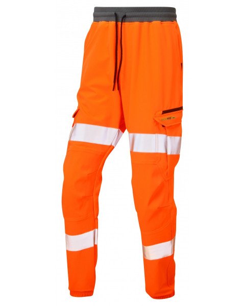 Dirt and Oil Repellent Projob Hi Vis Stretch Work Trousers Class 1-646507 