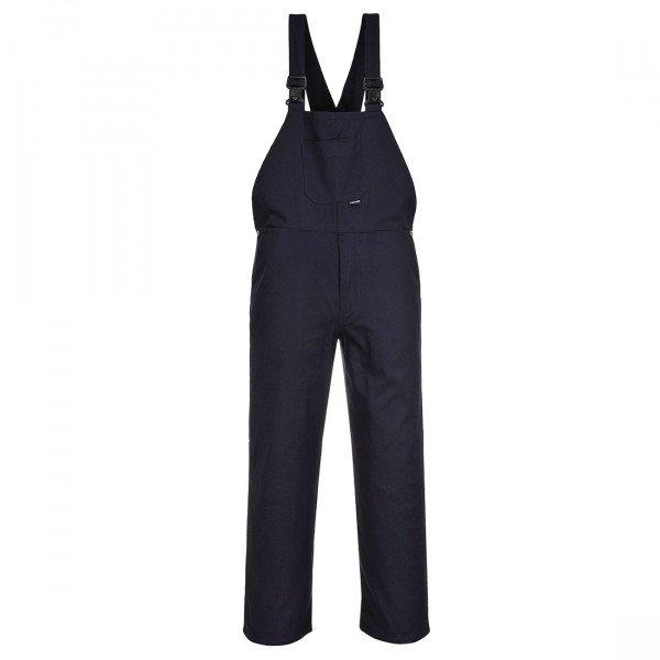 Portwest C881 Bib and Brace - Comfortable - Industrial - Unisex - Navy - Front View