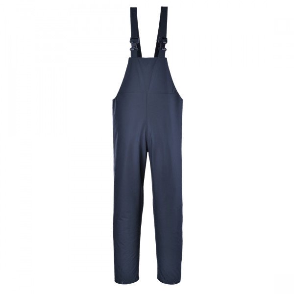 Portwest S453 Bib and Brace - Wind and Rain Locked Out - Weatherproof - Unisex - Navy - Front View